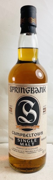 Springbank Single Malt Whisky, 21 Years, 2001 Release