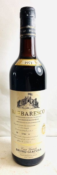 Barbaresco San Christofero, Bruno Giacosa